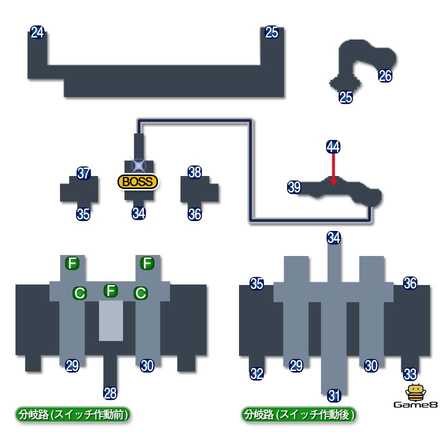 瓦礫の塔⑤のマップ