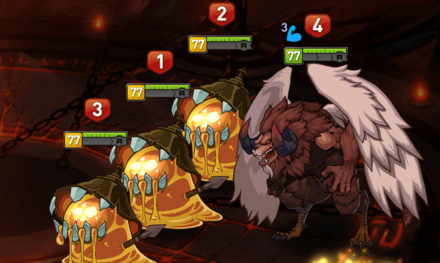 深淵62階層バトル①の画像