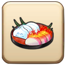 炎と雪のかまぼこ