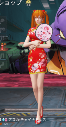 アスカ：チャイナドレス画像