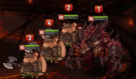 深淵65階層バトル①の画像