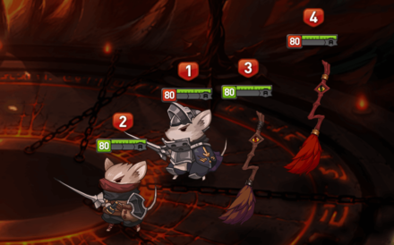 深淵68階層バトル①の画像