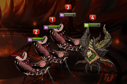 深淵70階層バトル①の画像