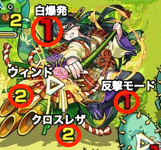 御門マツの攻撃パターン