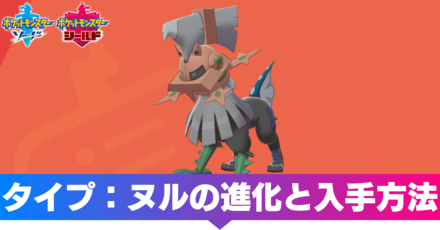 ポケモン剣盾 タイプヌルの進化と入手方法 ソードシールド ゲーム