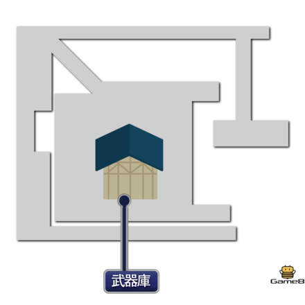 封魔壁監視所のマップ