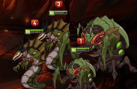 深淵81階層バトル①の画像