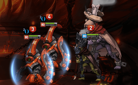 深淵83階層バトル①の画像