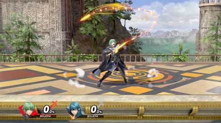 上スマッシュ攻撃