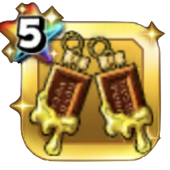 チョコっとイヤリング・黄