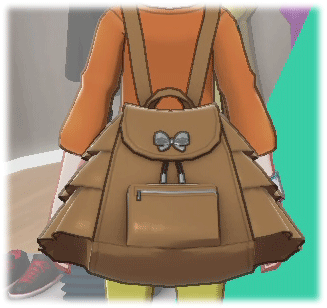 フリルリュック