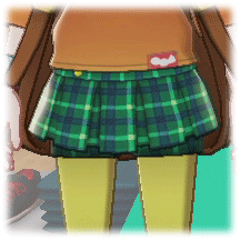 チェックミニスカンツ