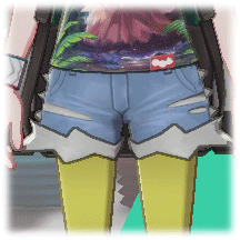 デニムホットパンツ