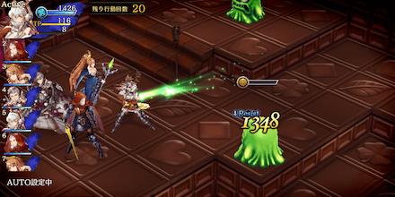 グリーンスライムを先に処理しよう