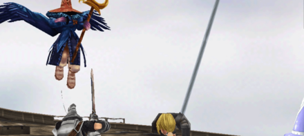 空中に飛んでる画像