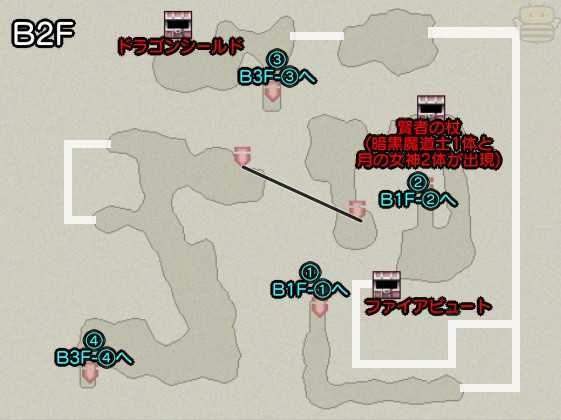 Ff4 月の地下渓谷 マップ付き スマホ版 ゲームエイト