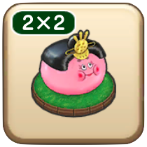 おひなさまスライムの置物