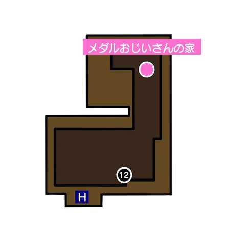 メダル爺さんの家