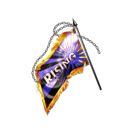 RISING単車旗【青】