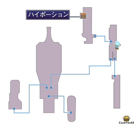 連絡船ウイノ号のマップ