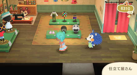 仕立て屋の内装