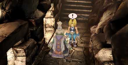 通行止めの番人と会話すると神主が出現