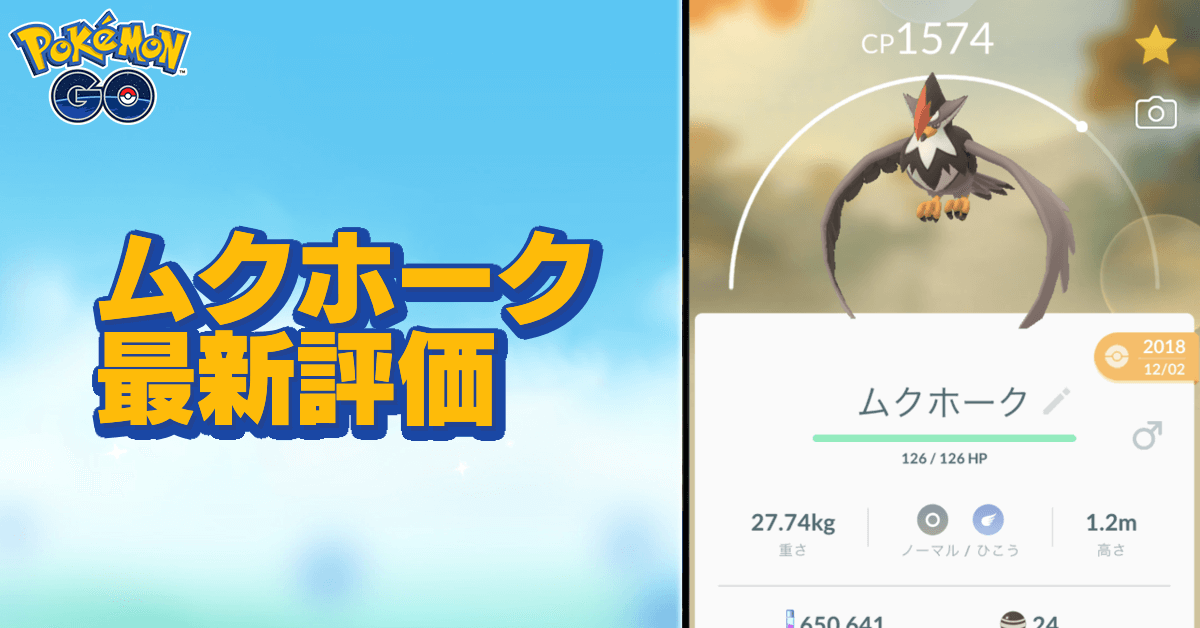 ポケモンgo ムクホークのおすすめ技と評価 ゲームエイト