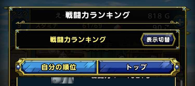 戦闘力ランキング