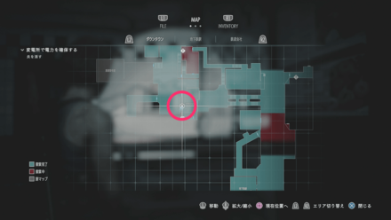 ダウンタウンのマップ