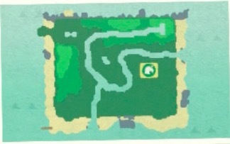 リボン型の地形