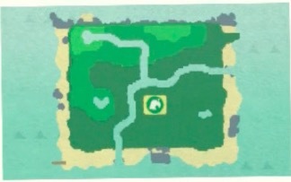 ハート型の地形1