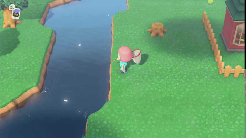 水の上