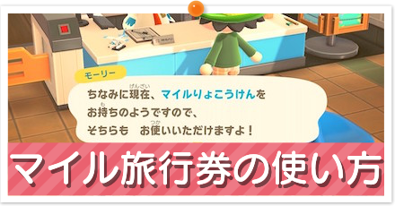 マイル旅行券の使い方