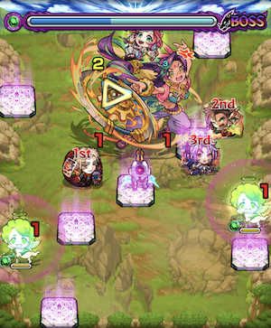 リルディ3ボス3クロスドクロ発動後