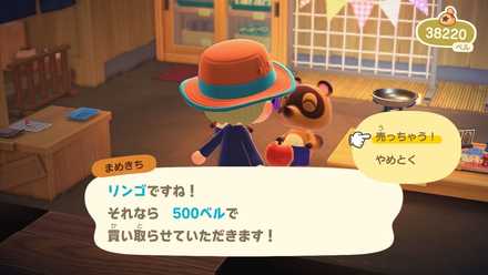 他人の島の初期フルーツは500ベル