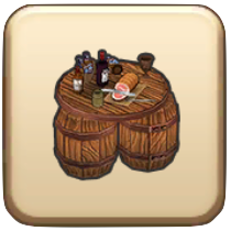 酒場のテーブル