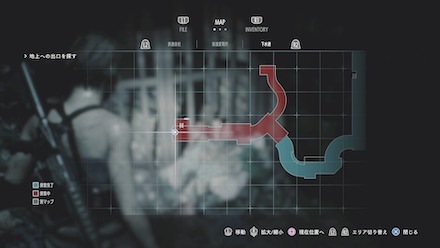 柵の向こうのチャーリー人形マップ