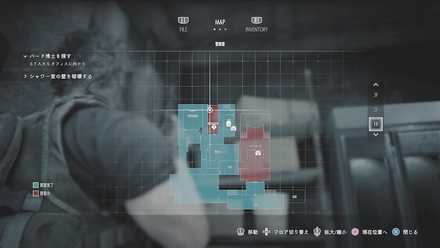 武器庫チャーリー人形マップ