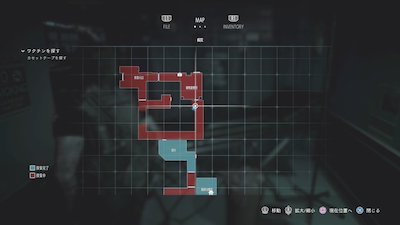 研究室受付前チャーリー君人形マップ