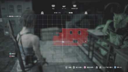 時計塔前チャーリー人形マップ