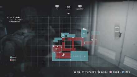 病室チャーリー君人形マップ