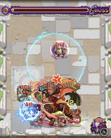 ボス3 重力バリア展開後