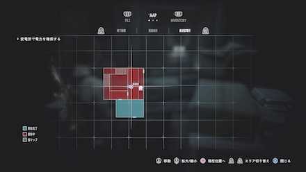 変電所長からのFAXのマップ