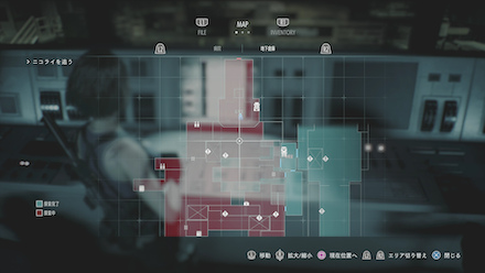 書きかけの調査記録のマップ