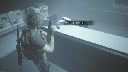 カセットテープの場所