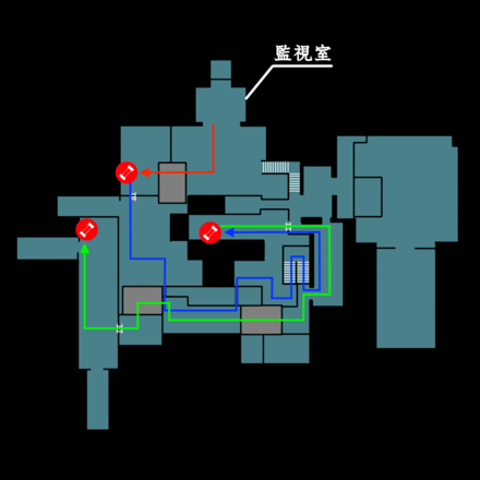 バイオハザードre3 地下施設から研究所の攻略 チャート6 バイオre3 ゲームエイト