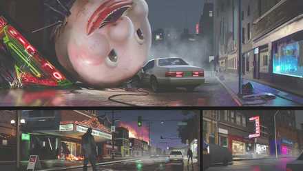 コンセプトアート12−ダウンタウン