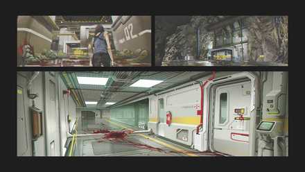 コンセプトアート21−研究所 通路