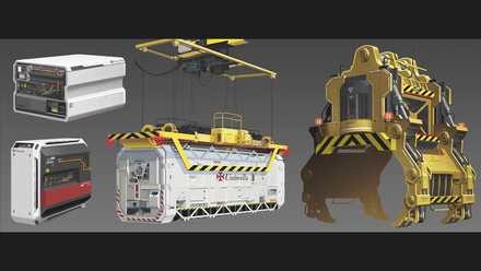 コンセプトアート22−研究所 機械類