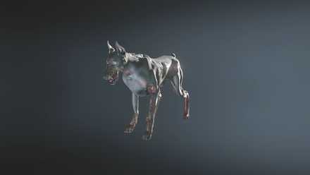 フィギュア22ゾンビ犬−ポーズA